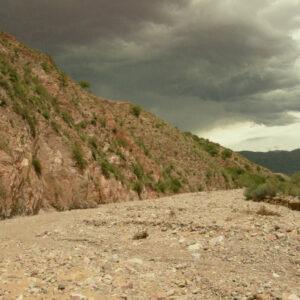 Paisaje cerca de Hornaditas, Quebrada de Humahuaca - excursión desde Jujuy