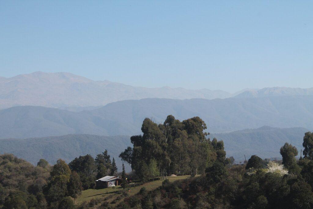 Sierras de San Javier en la excursión a San Javier y Villa Nougués